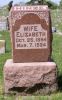Elizabeth Hinze tombstone